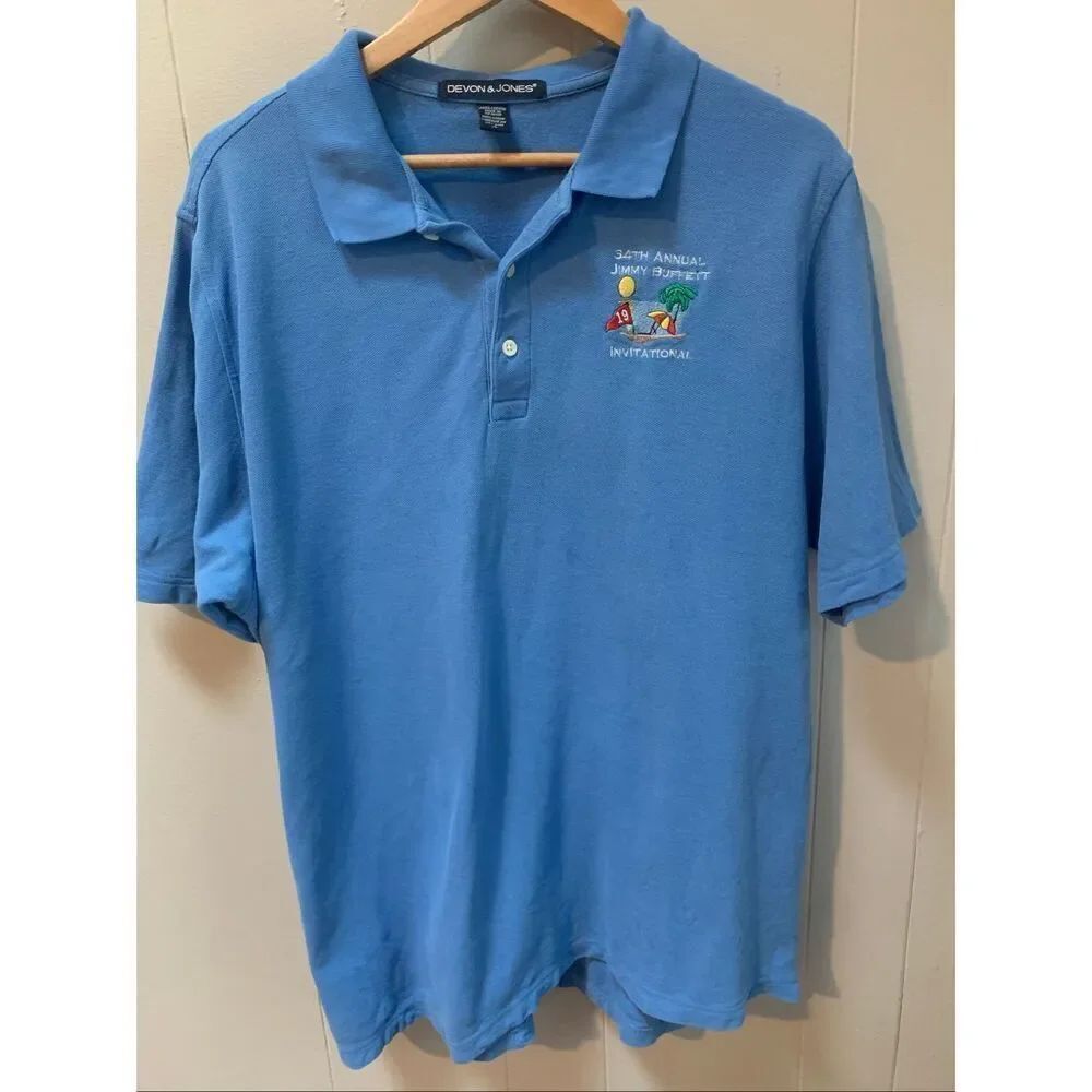 Mens Golf Polo 34th Annual Jimmy Buffet Invitational Shirt Size XL
